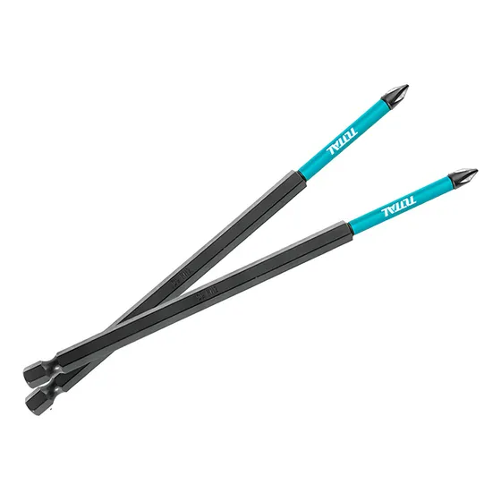 Punta Phillips Impacto S2 Ph2 200mm Magnético 10 Pcs Total