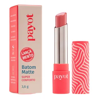 Batom Matte Super Conforto - Payot 3,6g Cor Nude Rosado Batom Matte Super Conforto - Payot 3,6g Cor Nude Rosado