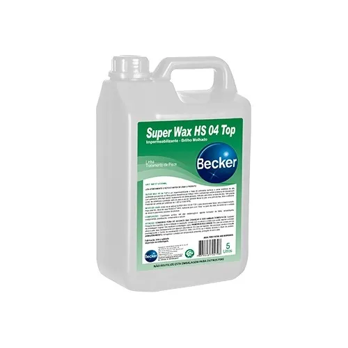 Cera Impermeabilizante Super Wax Hs 04 Top Becker 5 Litros