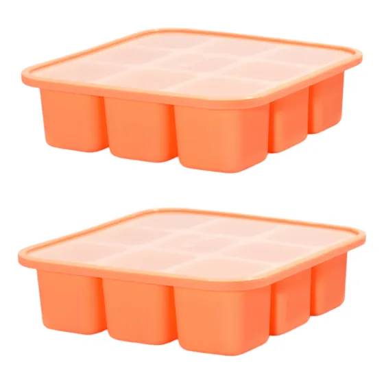 Set Cubetera Silicona (x2) Tapa Hermética Para Whisky-tragos