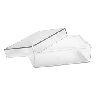 10 Mini Cake Box Acrilico Bluestar Retangular 500ml 10 Mini Cake Box Acrilico Bluestar Retangular 500ml
