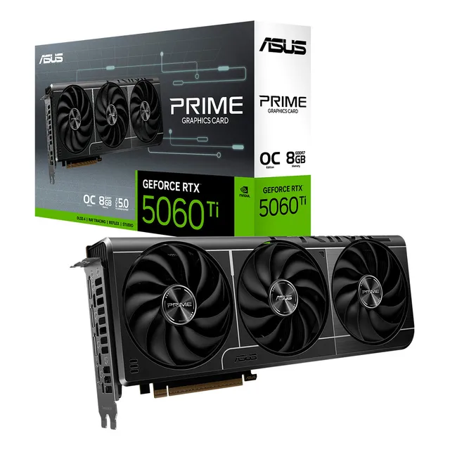 Tarjeta De Video Asus Prime Rtx 5060 Ti Oc Edition 8gb Gddr7