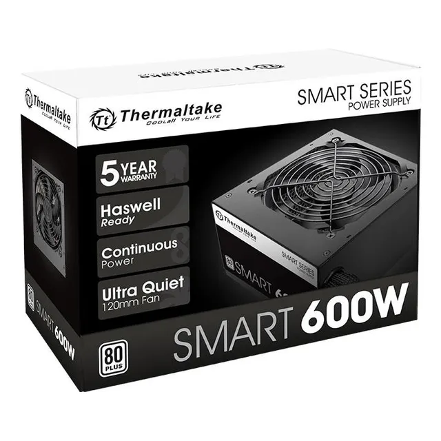 Fuente de poder para PC Thermaltake Smart SPD-0600 600W negra 110V