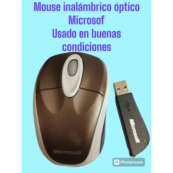 Mouse Inalambrico Optico  Microsoft Usado En Buenas Condicio