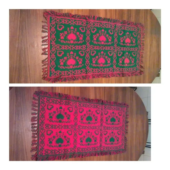 Camino De Mesa Navideño Reversible Tintorero Mantel Navidad