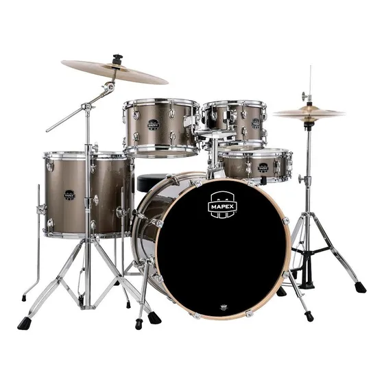 Bateria Mapex Profissional Venus Bd22 Copper Metallic 5 Pçs