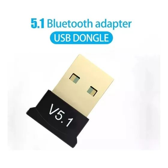 Adaptador  Bluetooth Usb 5.1 Pc Laptop Emisor / Receptor