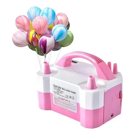 Inflador Eléctrico Para Globos Ideal Para Cumpleaños Fiesta.