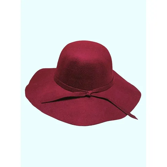Chapéu Floppy Boho Feltro Várias Cores Feminino Inverno