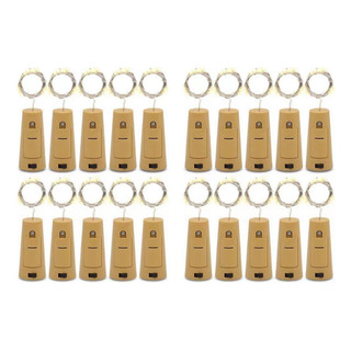 Corcho Tapon Para Botellas De Vino Cerveza Luz Led 2m 20 Led Corcho Tapon Para Botellas De Vino Cerveza Luz Led 2m 20 Led