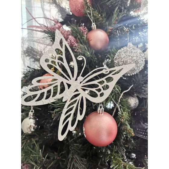 Mariposas De Cartulina Para Decorar El Árbol De Navidad X6