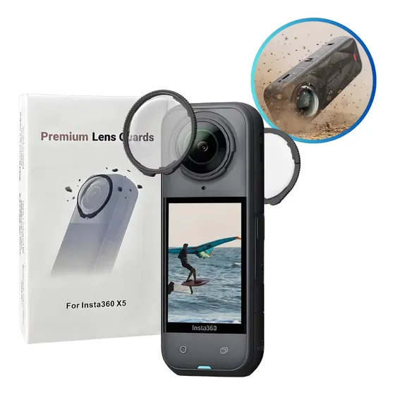 Protetor De Lente Padrão Premium Para Insta360 X5 Envio Rápi
