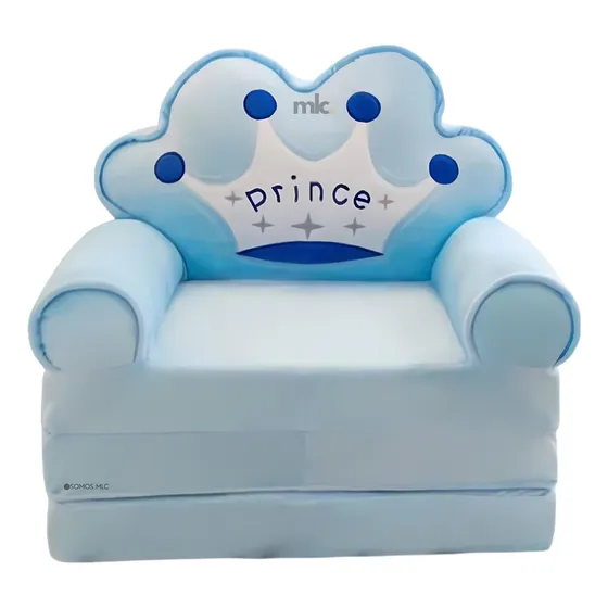 Sofá Príncipe Cama Peluche Para Niños Colchoneta Guardería 