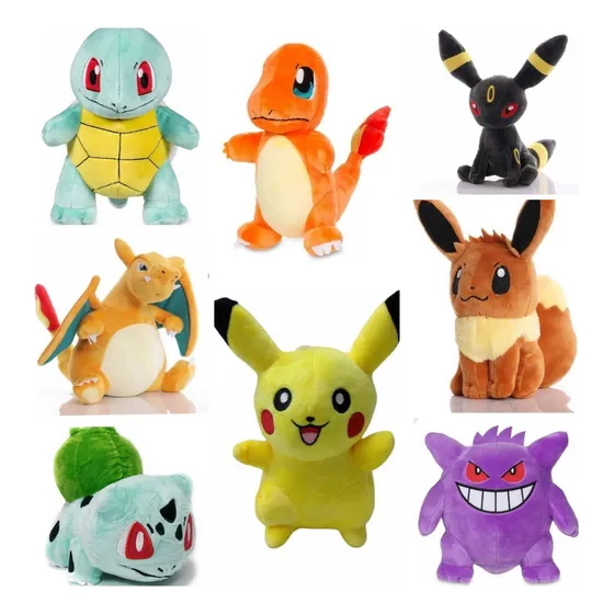 Peluche Pokemon Serie Anime Pikachu-excelente Calidad