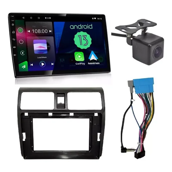 Stereo Android 10¨ Suzuki Swift 2009+ Carplay Bt Gps 4-64gb