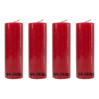 Kit 4 Vela De 7 Dias Colorida Vermelha 262g Melhor Qualidade Kit 4 Vela De 7 Dias Colorida Vermelha 262g Melhor Qualidade