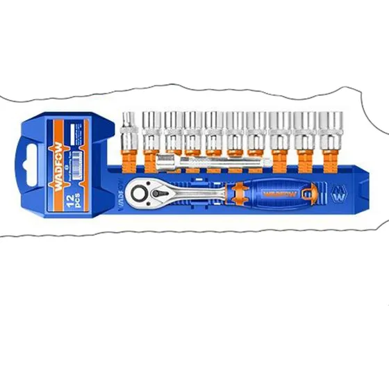 Set Dados Extensión Y Crique 1/4  Wadfow 12 Piezas -aym