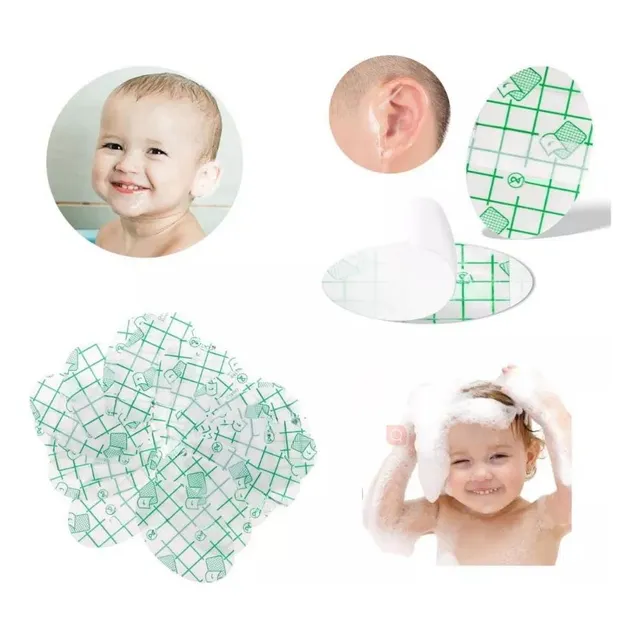 Parches Impermeables Oídos Para Niños Piscina Y Baño X 60