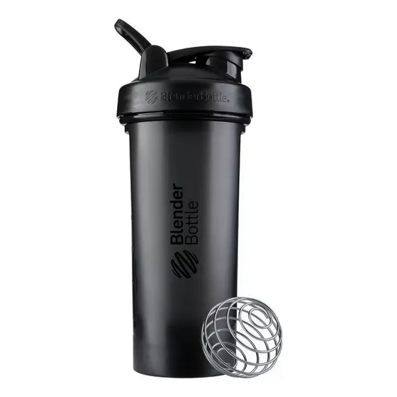 Blender Bottle Classic V2 botella mezcladora para gimnasio 28 onzas 830ml color negro
