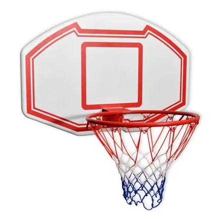 Tablero Aro De Basketball 45 Cm 5 Kg Peso Perfil 16 Mm S005