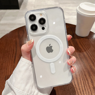 For Magesafe Magnetic Transparent Wireless Charge Case For iPhone 11 12 13 14 15 16 Pro Max Plus Mini X 7 8 Shockproof For Magesafe Magnetic Transparent Wireless Charge Case For iPhone 11 12 13 14 15 16 Pro Max Plus Mini X 7 8 Shockproof