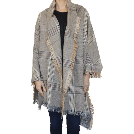 Pashmina Bufanda Mantón Mujer Príncipe De Gales Escocés
