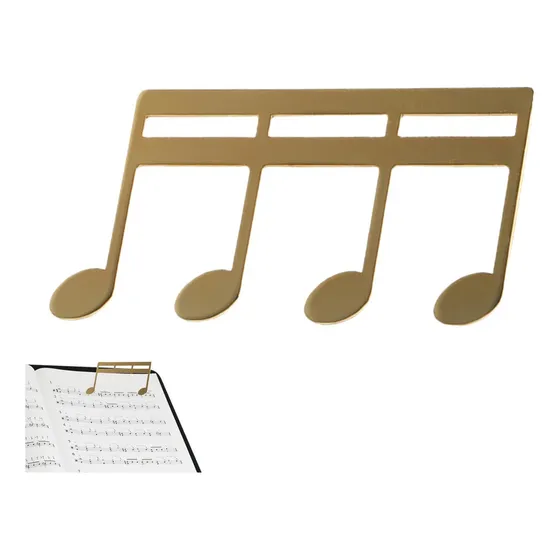 Clip De Libro De Música Marcadores De Página Clips Metálicos