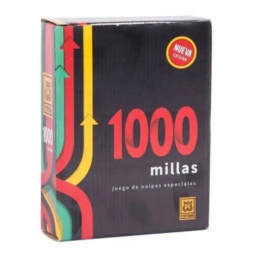 Mil Millas 1000 Juego De Naipes Especiales Original De Yetem