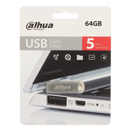 Pendrive Dahua Usb 2.0 Dhi-usb-u116-20 De 64gb, Ima