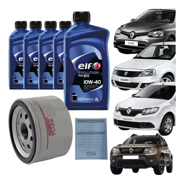 Kit Revisao Troca Oleo Duster Fluence Sandero Logan Megane