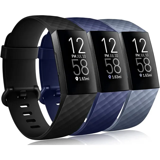 3 Mallas De Reloj Fitbit Charge 4 / Charge 3 / Talle Large