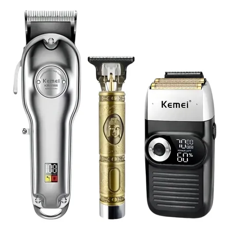 Pack Maquinas Corta Pelo Kemei Profesional 1986a+1974 Y 2026