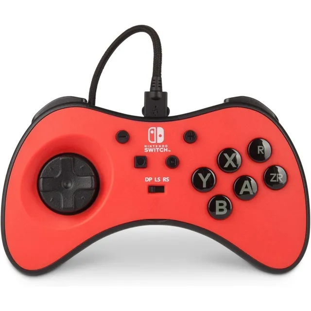 Joystick Powera Fusion Fightpad Compatible con Nintendo Switch en Color Naranja