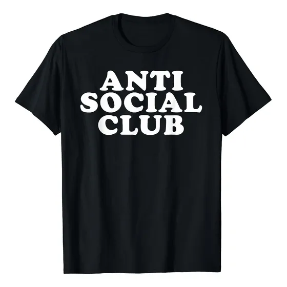 Anti-social Club Divertido Anti Social Club Camiseta