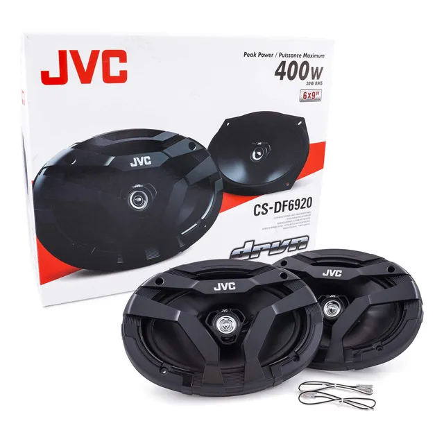 Set De Parlantes Ovalados Jvc 6x9 Coaxial 400w Alto Poder