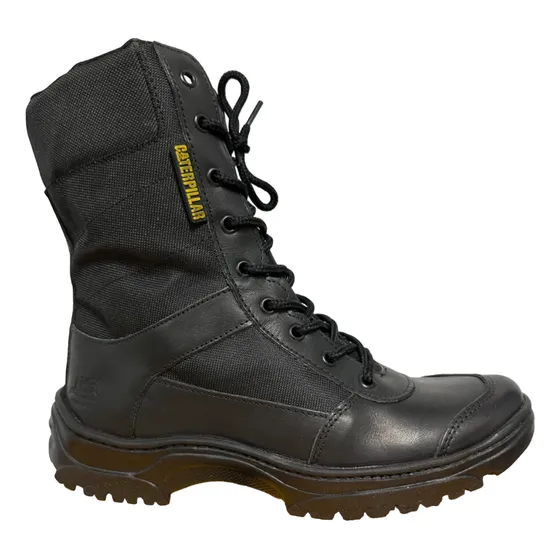 Borcegos Tácticos Policía Seguridad Unisex Cuero Caterpillar