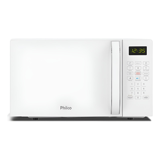 Micro-ondas Philco 20l Branco 1100w Pmo23b Limpa Fácil
