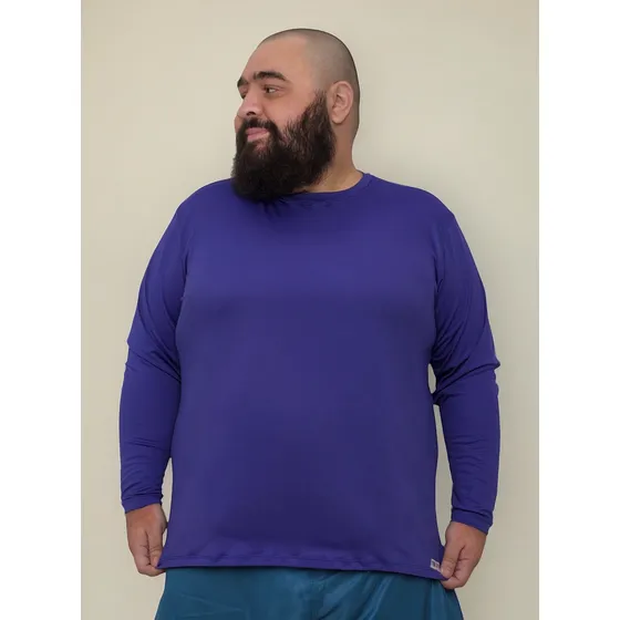 Camisas Plus Size Proteção Solar Uv+50 Segunda Pele G1-g2-g3