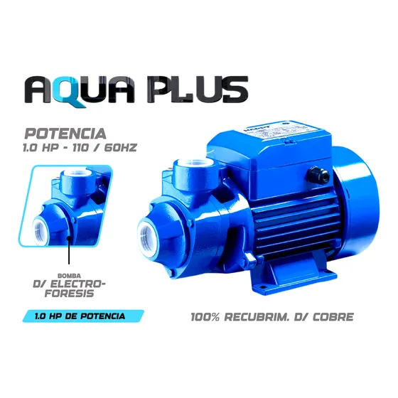 Bomba De Agua  1 Hp Aqua Plus