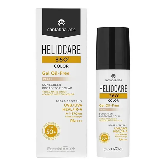 Heliocare 360 Gel Oil Free Toque Seco Spf50 Con Color