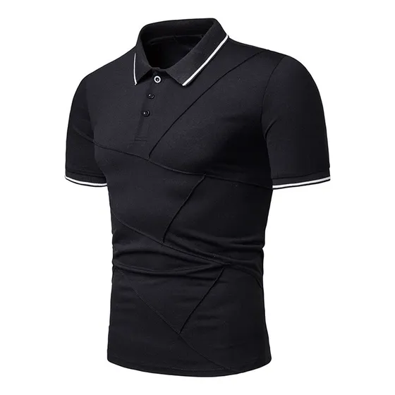 Polera De Algodón De Manga Corta Para Hombre Con Estampado