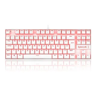 Redragon Kumara Led Vermelho Lunar White Switch Azul Redragon Kumara Led Vermelho Lunar White Switch Azul