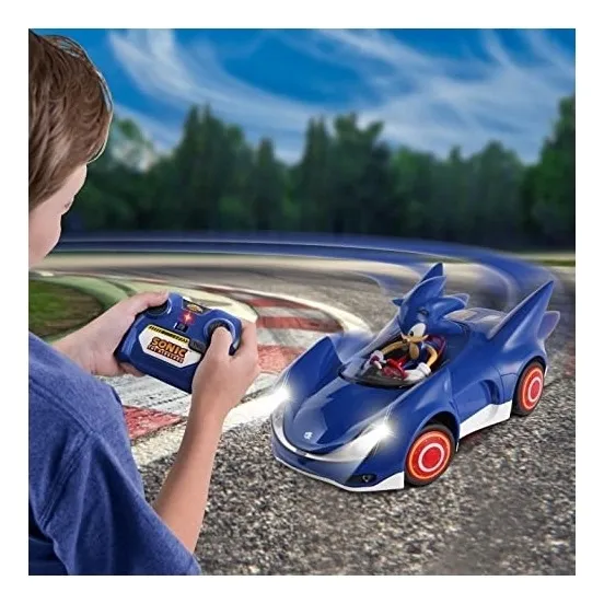 Coche Con Control Remoto Sonic The Hedgehog, Juguete