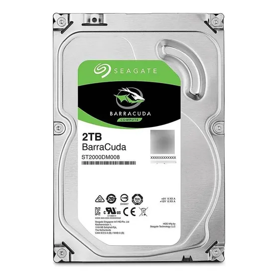 Seagate Barracuda Hd, 2 Tb, 3,5 Pulgadas, Sata - St2000dm008 Plateado | Cuotas sin interés