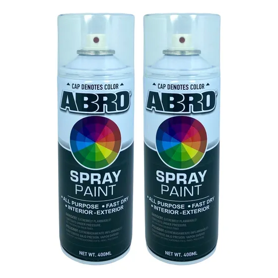 Laca Acrilica  Brillante Transparente  X 400ml Marca Abro