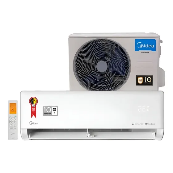 Split Inverter Midea 12000 Btus Ai Ecomaster Q/f 220 Volts