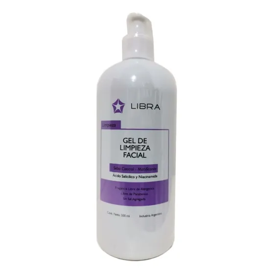Gel Limpieza Facial Piel Grasa Niacinamida X 500 Ml Libra Momento De Aplicación Día/noche