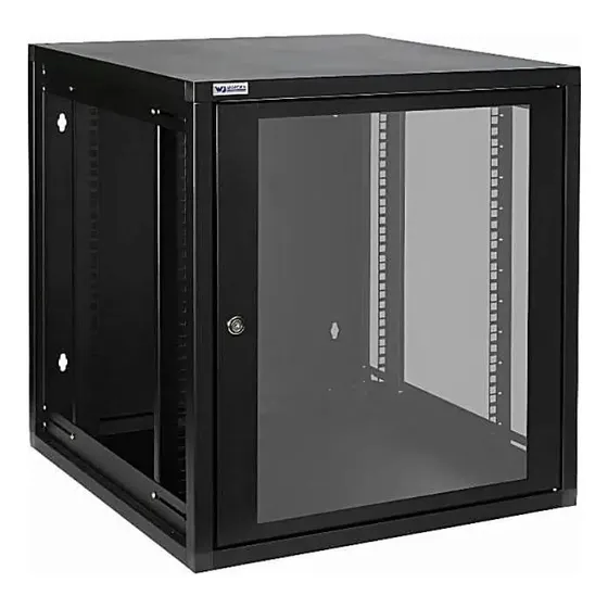 Rack Piso 12x570 Gabinete Fechado Preto