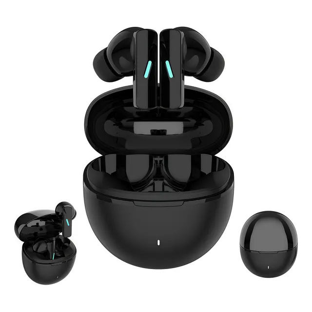 Audifonos Bluetooth Inalambricos Tactiles Led Deportes Negro