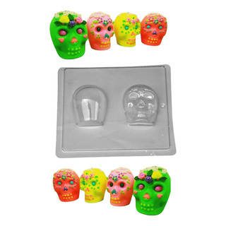 Molde Para Chocolate/ Halloween/ Calavera 3d #6 Molde Para Chocolate/ Halloween/ Calavera 3d #6